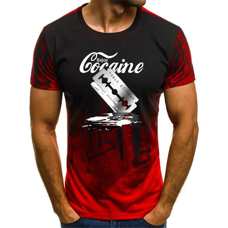 

2022 Spring Summer Hot Sale Men's Printed T-shirts Classic Male Outdoor Casual Sports Graphic Tees Gym Round Neck Cool Tops