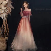 lamya 2022 plus size lace sashes evening dresses burgundy fashionable prom gown elegant boat neck pleat robe de soiree