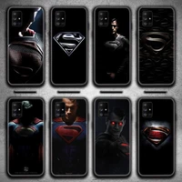 bandai superman phone case for samsung galaxy a52 a21s a02s a12 a31 a81 a10 a30 a32 a50 a80 a71 a51 5g