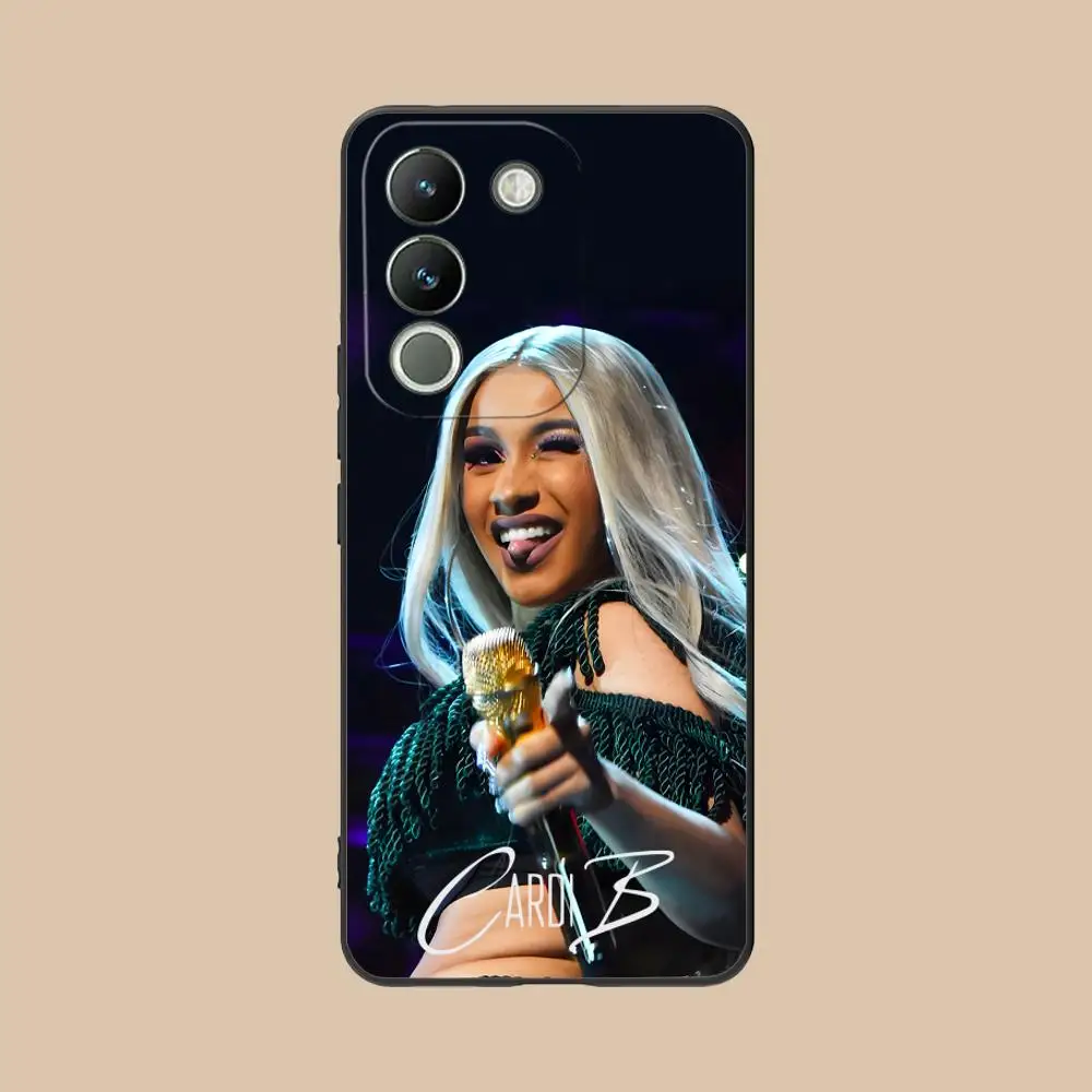 Чехол для телефона Cardi B для VIVO Y77 76 75 74 73 72 58 56 55 51 50 38 36 Y19 Y18 Y03 Y01 5G, мягкий противоударный чехол из ТПУ. (art.: 3920dd12cf03c) - 3920dd12cf03c