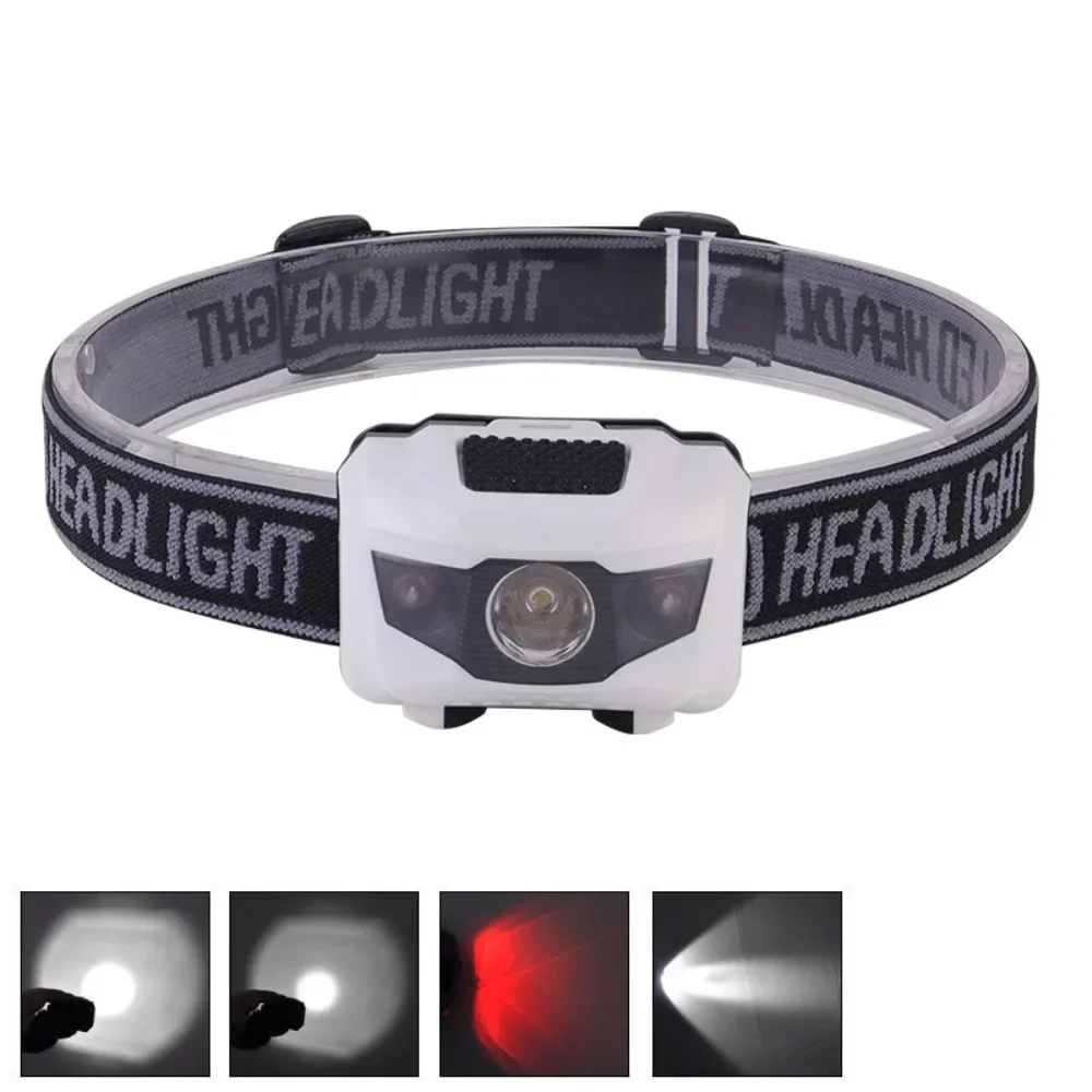 

Портативный водонепроницаемый налобный фонарь LED 4 режимов