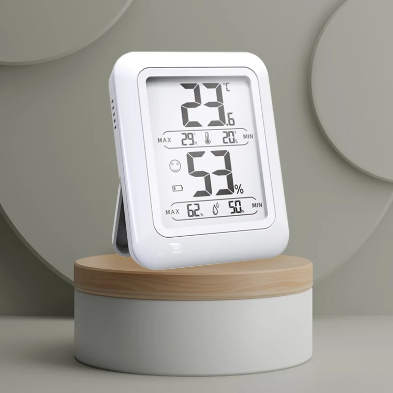 

PT19DE Digital Thermometer Hygrometer LCD Mini Electronic Temperature Humidity Meter Sensor Portable Weather Station for Home