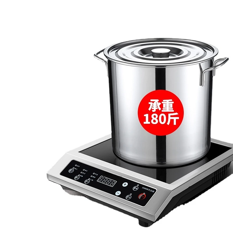 

G357 Induction Cooker 3500W Commercial High-Power Flat Stove Household Cafeteria Restaurant Stir-Fry Soup Electric Stove