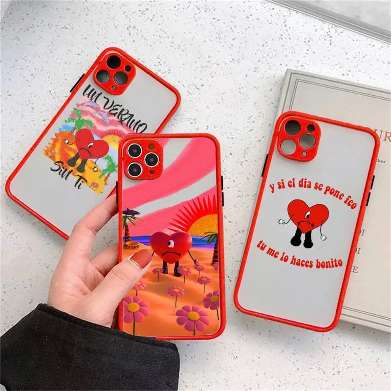 

Yo Perreo Sola Bad Bunny Maluma pattern Phone Case matte transparent For iphone 14 11 12 13 plus mini x xs xr pro max cover