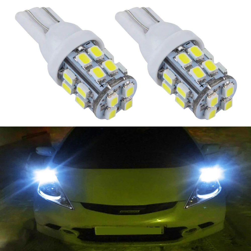 

2 шт., Автомобильные светодиодные лампы T10J W5W 194 168 20SMD 1206