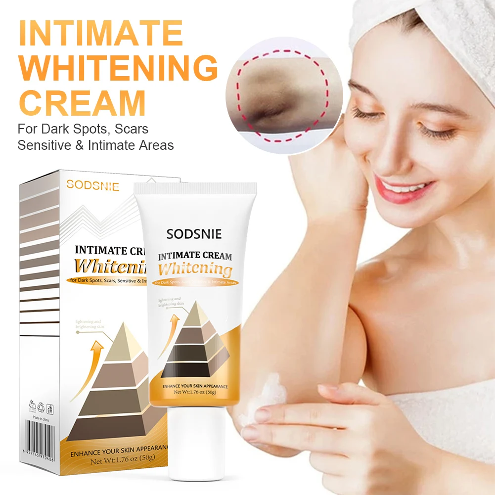 

50g Armpit Whitening Cream Body Brightening Moisturizing Nourish Cream Remove Melanin for Underarm Knee Legs Body Brighten Care