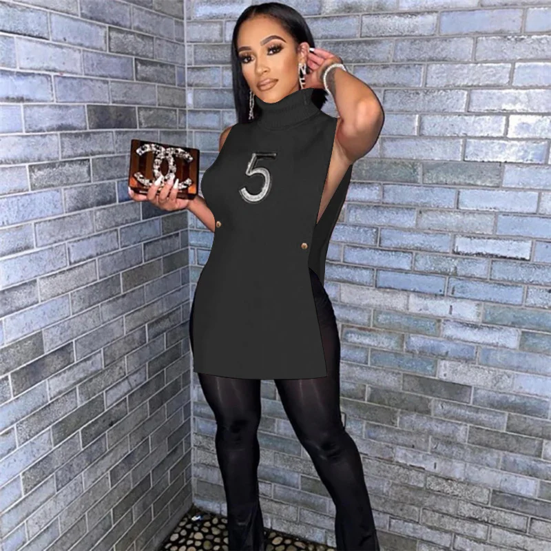 Мини-платье женское с заклепками модная хипстерская уличная юбка буквенной