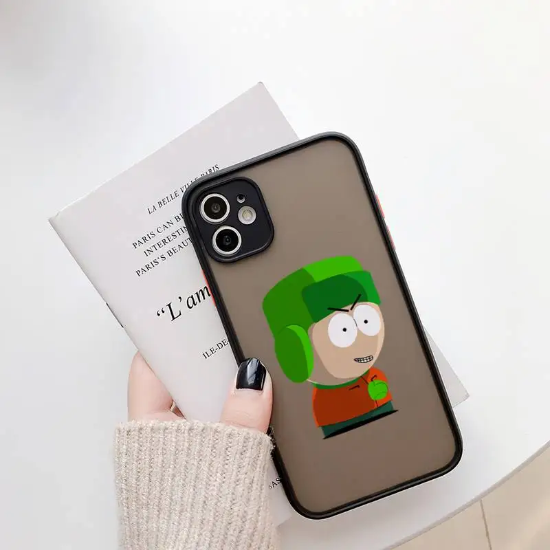 Cartoon-South-park  Phone Case For iPhone13 12 Mini 11 Pro XS Max X XR 7 8 Plus Translucent Matte Cover images - 6