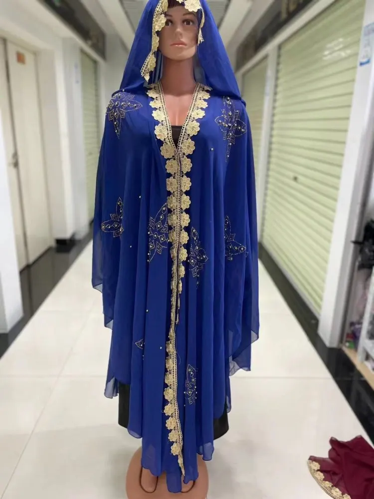 Новинка 2021 г. платье Дашики с длинными рукавами и бриллиантами в африканском