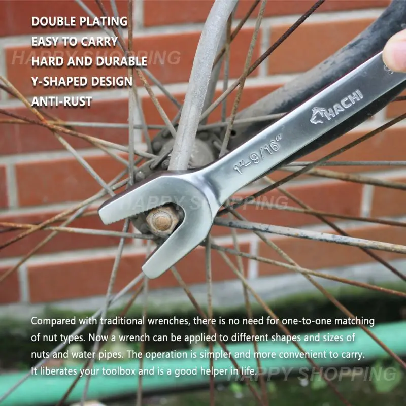 

Carbon Steel Wrench Universal Tubing Spanner Multifunction Universal Wrench 7/32"-1" Repair Hand Tools Gift For Father Dropship