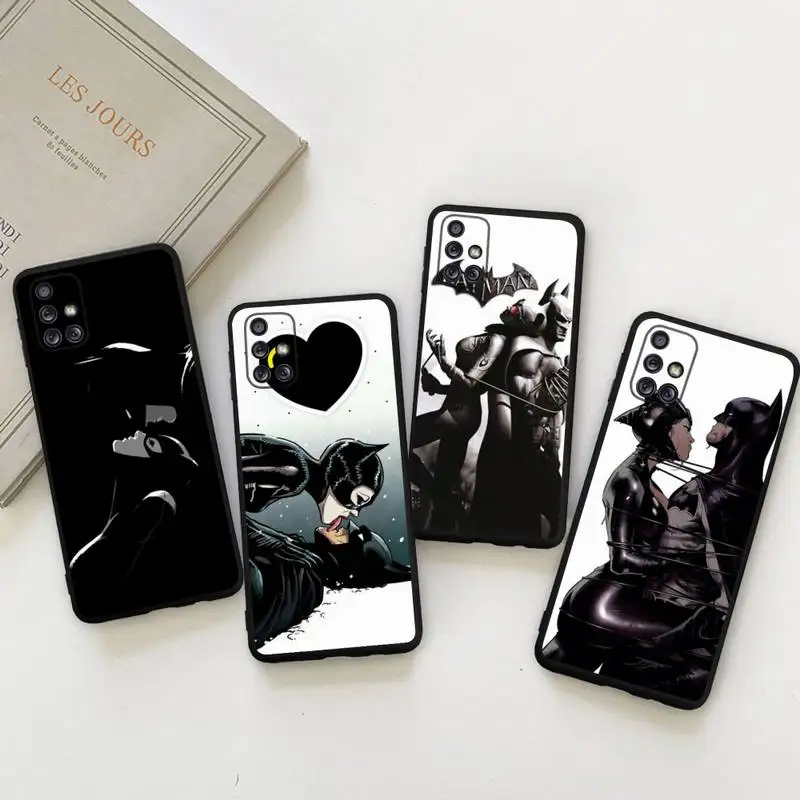 

Batman Catwoman Kissing DC Phone Case For Samsung Galaxy A73 A53 A13 A03S A52 A72 A12 A81 A30 A32 A50 A80 A71 A51 A31 5G