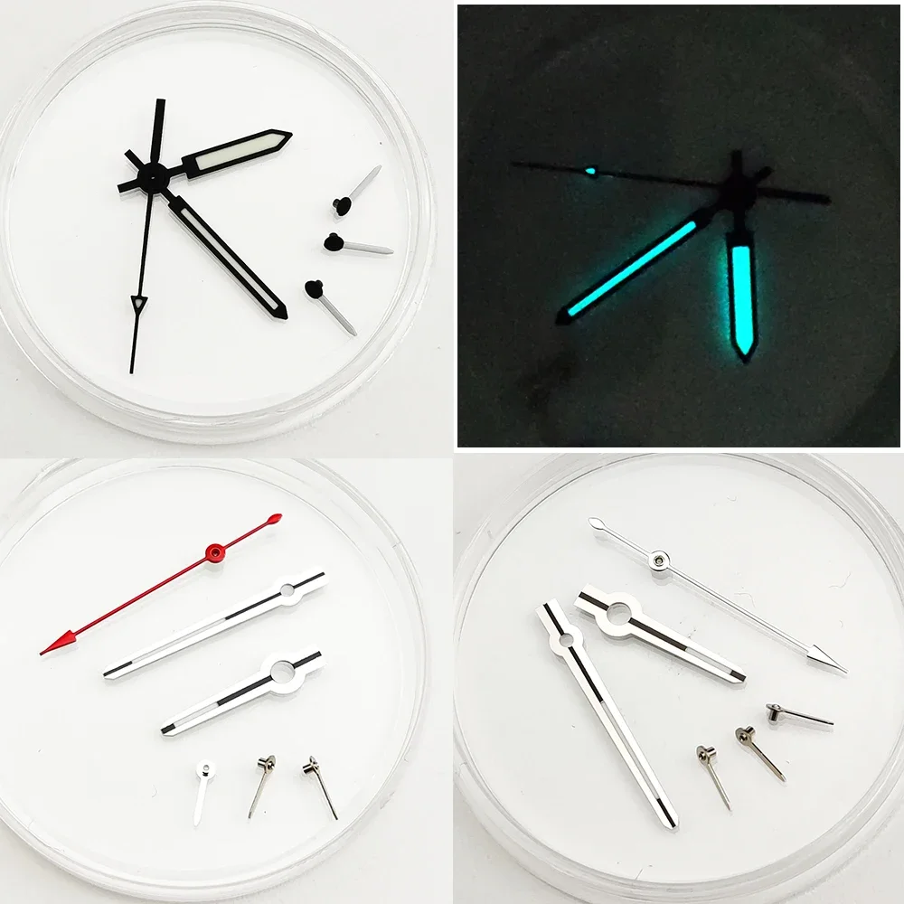 6-игольные стрелки для часов VK63 модернизированные аксессуары синие/зеленые