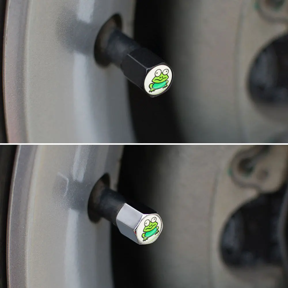 DSYCAR 1 комплект противоугонные колпачки для клапанов автомобильных колес из