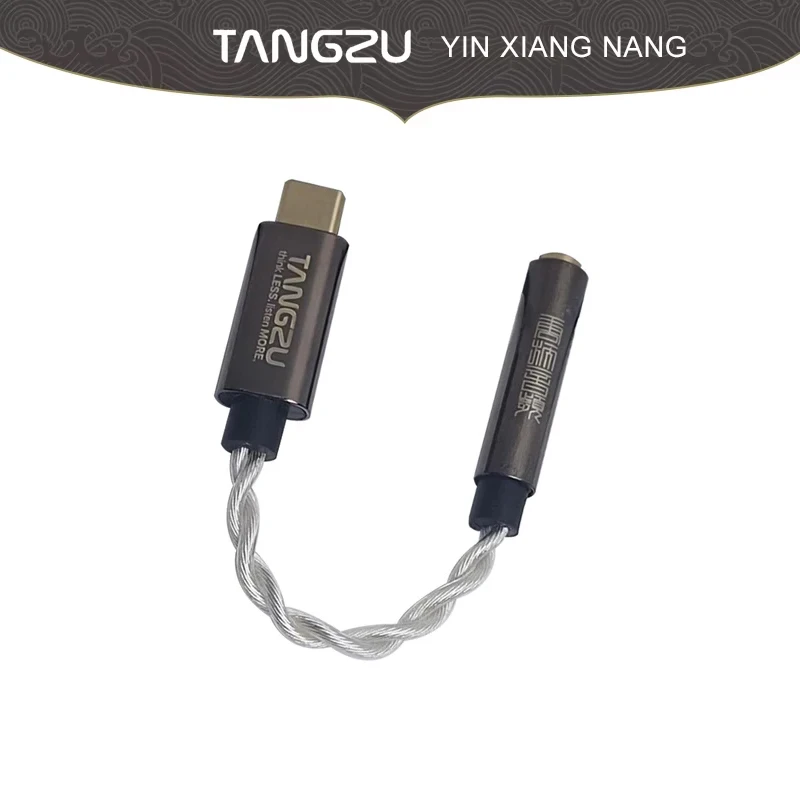 Tangzu YIN XIANG NANG Адаптер для наушников 3 5 мм на портативный ключ Type-c DAc