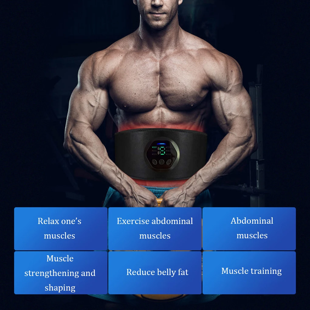 

Leather PVC Electric Abs Trainer Muscle Stimulators