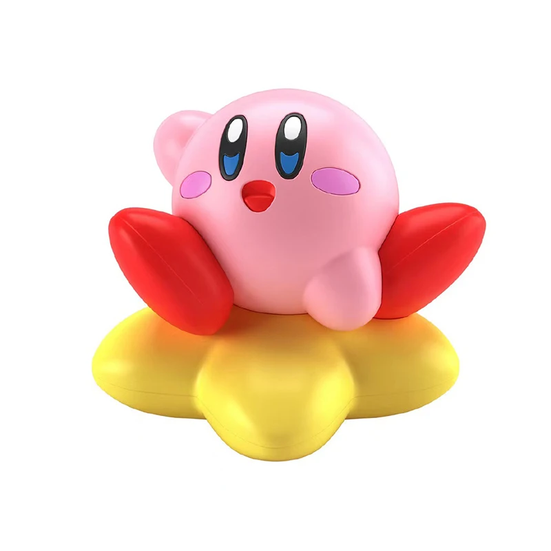 Genuine Cartoon Assembled Star Kirby Pink Demon Pop Star Model Ornament Toys Hobbies Action Figures Holiday Gifts for Children