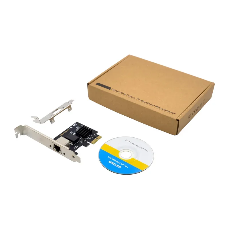 Сетевой адаптер PCIe X1 2 5G PCI Express к Rj45 Карта локальной сети 2500 Мбит/с GIBABIT Realtek 8125B Чип