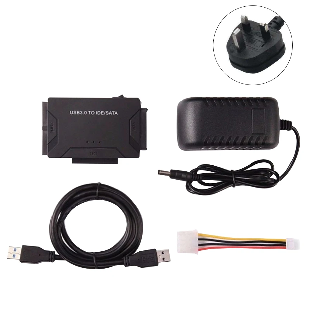 

USB3.0 to SATA/IDE HDD Hard Disk Drive Converter 2.5/3.5inch External Hard Disk Case Box 5 GBPS High Speed US/EU/UK Plug