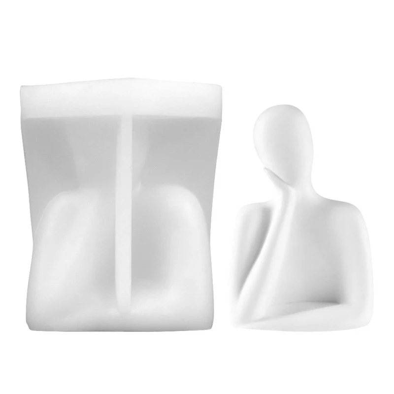 Силиконовая форма Мислитель человеческого тела своими руками — абстрактное