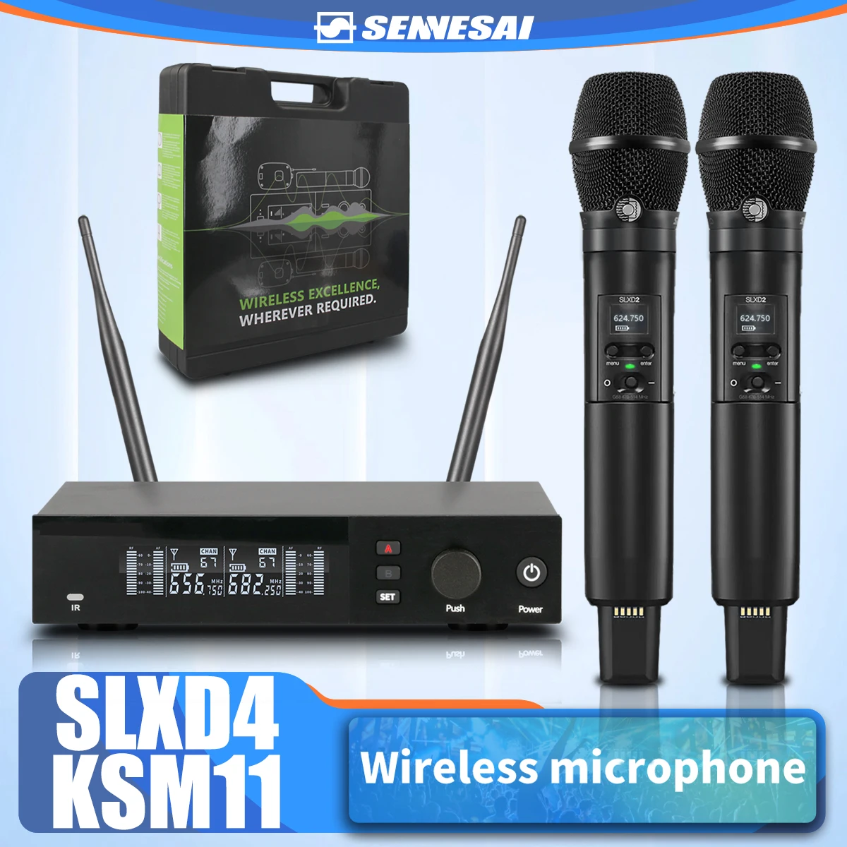 Высокоскоростной беспроводной микрофон SLXD4 KSM11