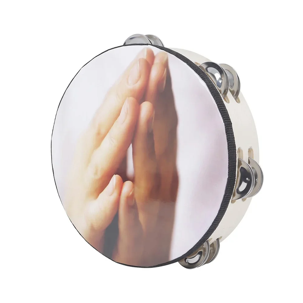 8-дюймовый Деревянный Бубен Ручной Ударный Музыкальный Инструмент