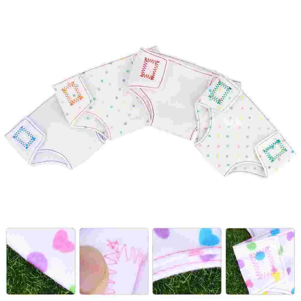 

4pcs Baby Nappies Funny Dressing Game Clothes 18 Inch Accessories