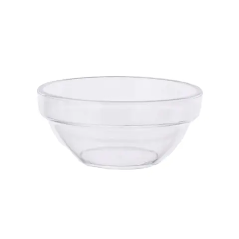 Прозрачная стеклянная миска для приправ, прочная утолщенная мини-Салатница, необходимая одноразовая кухонная посуда