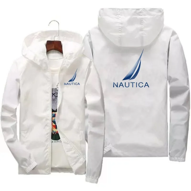 

2023 Spring and Autumn New Men's Hooded New Outdoor Adventure Travel Raincoat Summer Jacket Loose Waterproof Coat