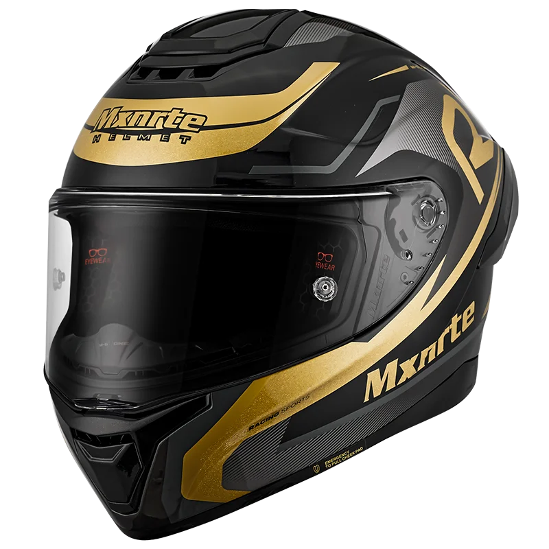 Оригинальный шлем Mxnrte черного золота Gatling PRO для мужчин и женщин анфас