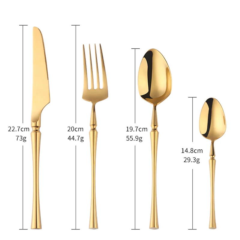 Набор столовых приборов из нержавеющей стали 4 шт.