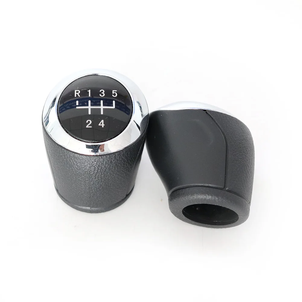 

1 X Gear Shift Knob 5 Speed Leather Gear Stick Shift Knob For Onix Prisma 13-19 Sonic 12-14 Cobalt 12-20