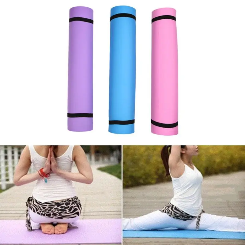 

Durable 4mm Thickness Yoga Mat Non-slip Exercise Pad for Health Lose Weight Fitn 69HD