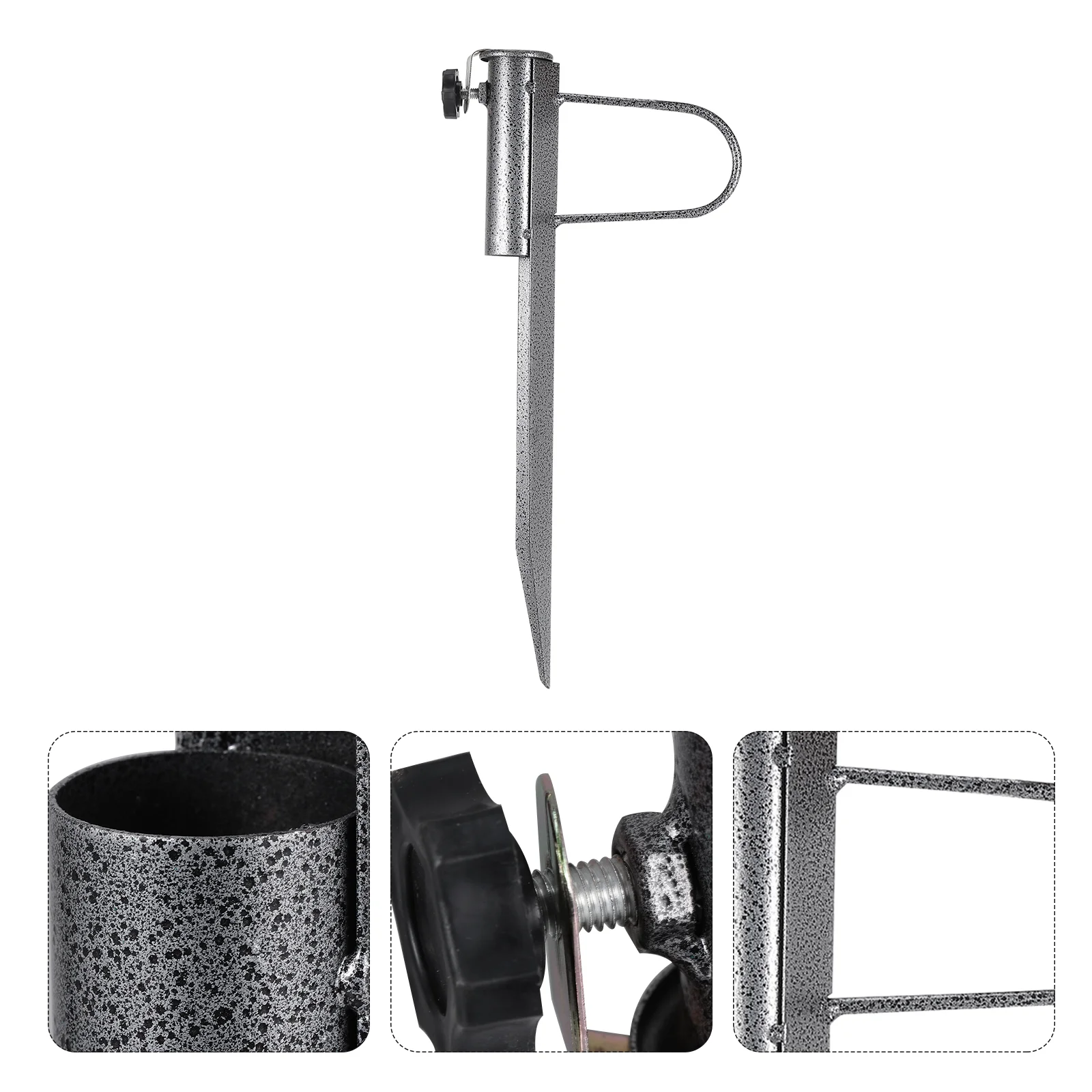 

Beach Umbrella Sand Anchor Metal Umbrella Holder Universal Stand (Right Angle)