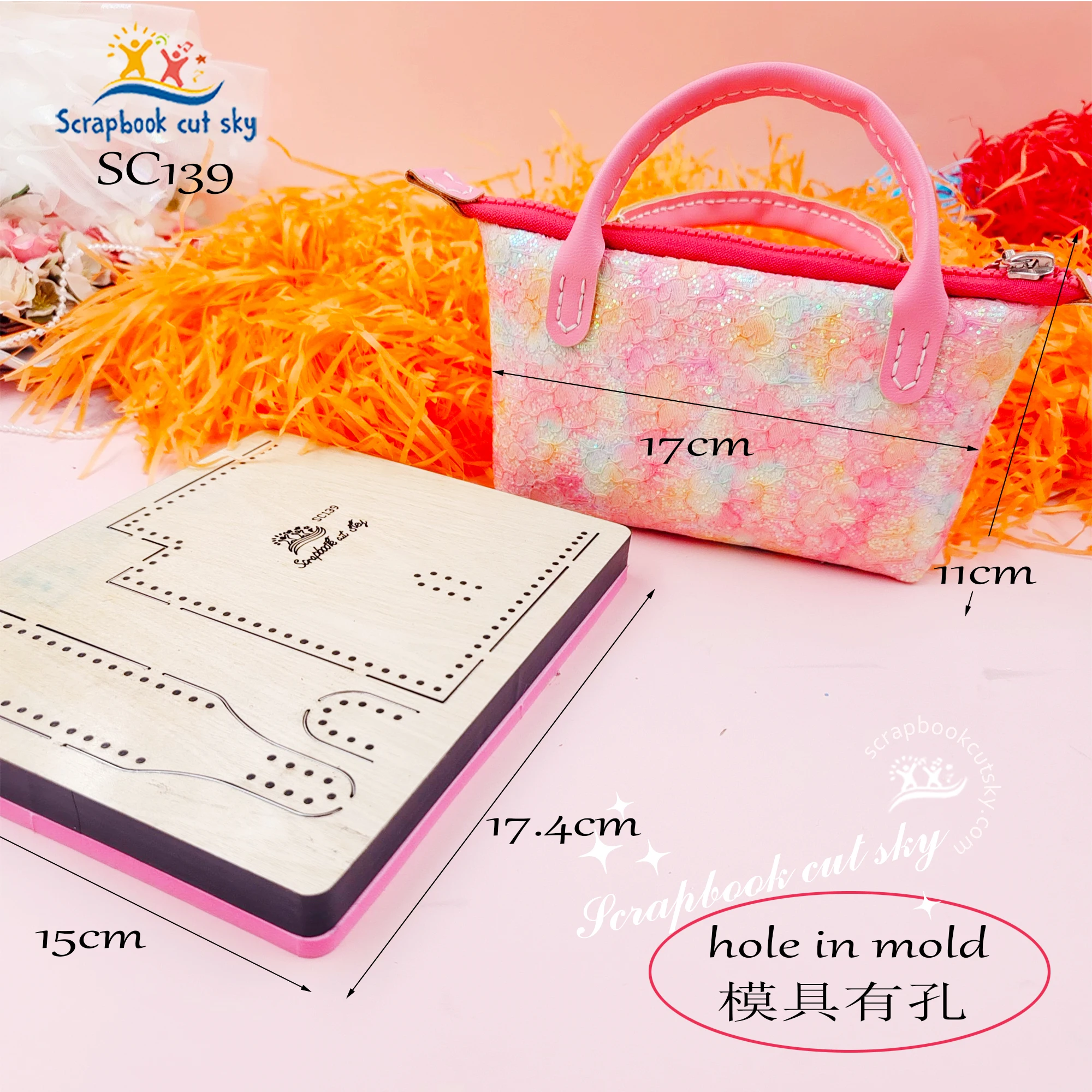 ScrapbookCutSky-SC139 Карточная упаковка для ножей по дереву используемая с машиной