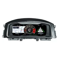 lcd hd 12 3 screen linux system instrument panel cluster gps auto meter for vw passat b8 cc digital speedometer