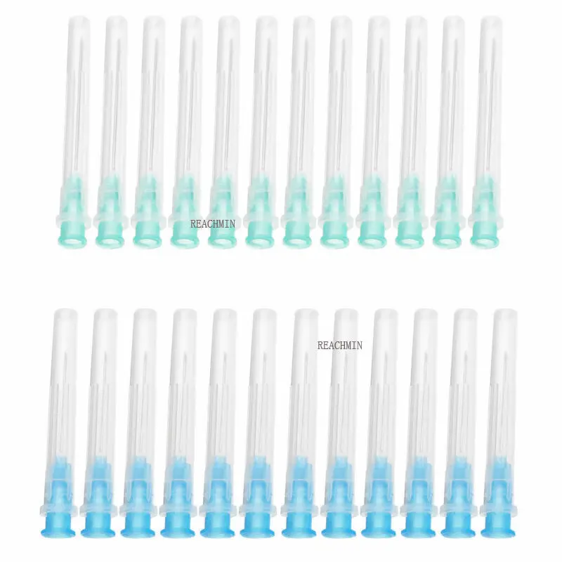 

24PCS Industrial Injection needles 12PCS 1.25 inch blue 23G needles and 12PCS 1.5 inch 21G green needles