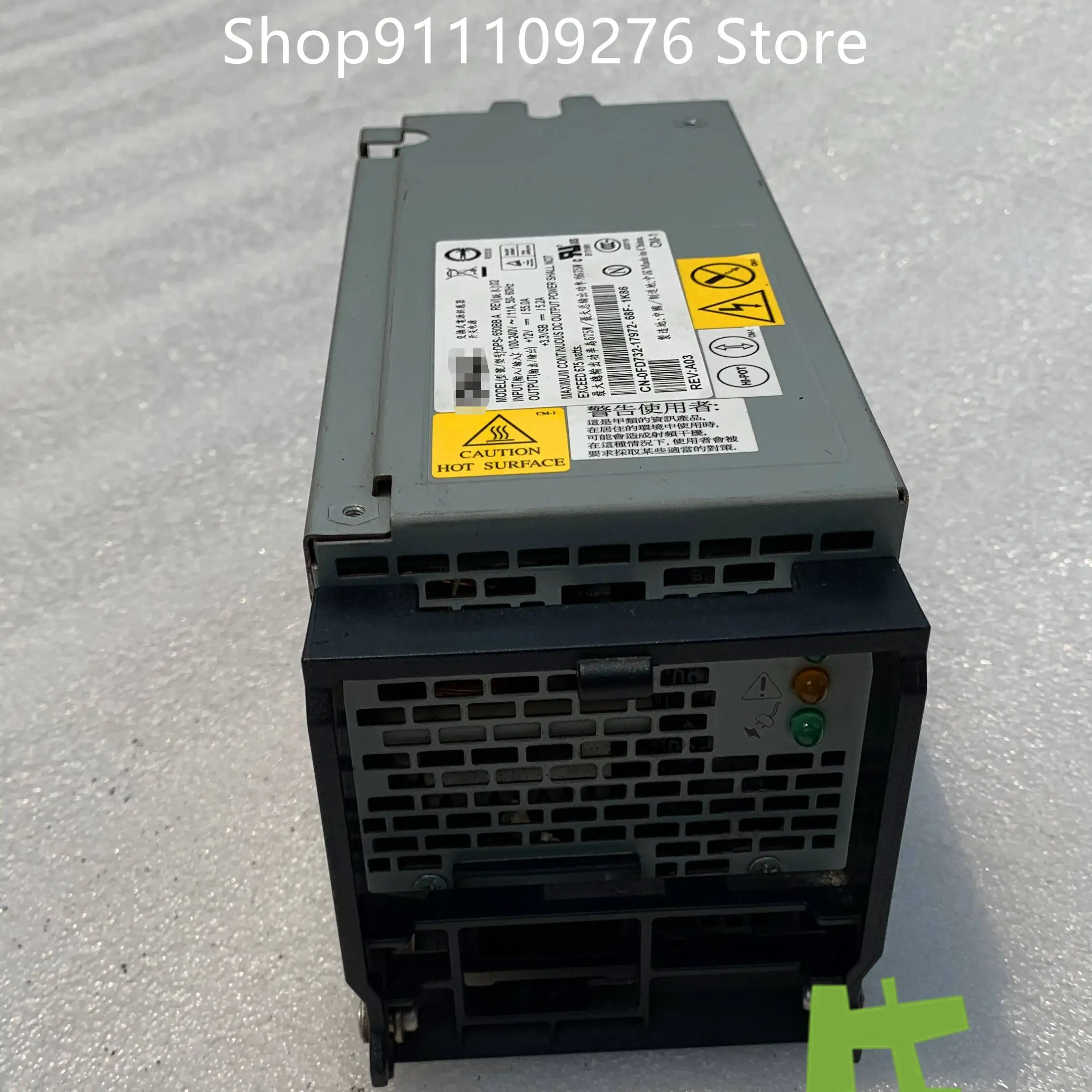 Оригинальный блок питания для сервера DELL PE1800 DPS-650BB A FD732 P2591 KD045 MAX 675 Вт