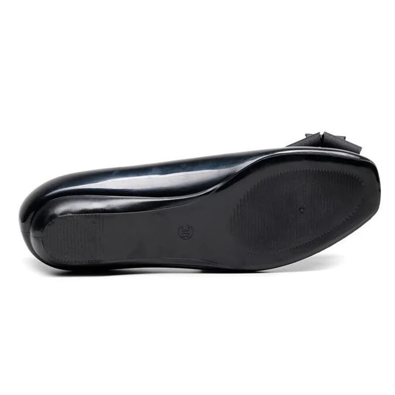 Plastic Casual Square Head Bow Flat Shoes Soft Bottom All-Match Women's Maternity Shoes Classics Ballet Flats Tenis Masculino