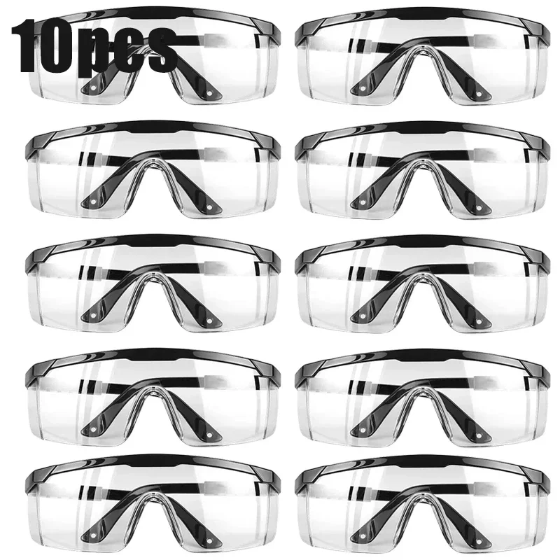 

1/10 шт. велосипедные очки, ветрозащитные пылезащитные водонепроницаемые защитные очки, защитные очки от брызг