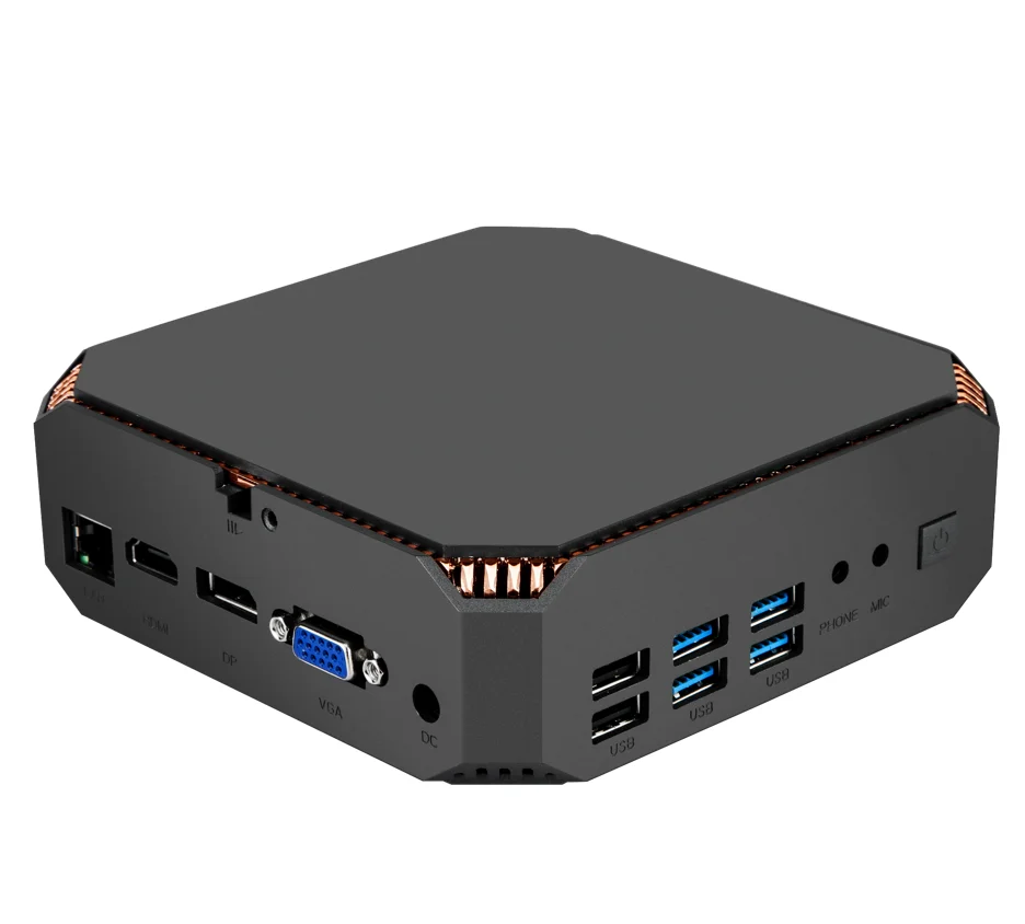 CK2 Mini PC Intel i5-7200U / i7-7500U 8G RAM 128G/256G/512G/IT ROM Win11 Win10 Linux USB3.0 BT Dual WIFI 2.4G+5.8G VGA RJ45