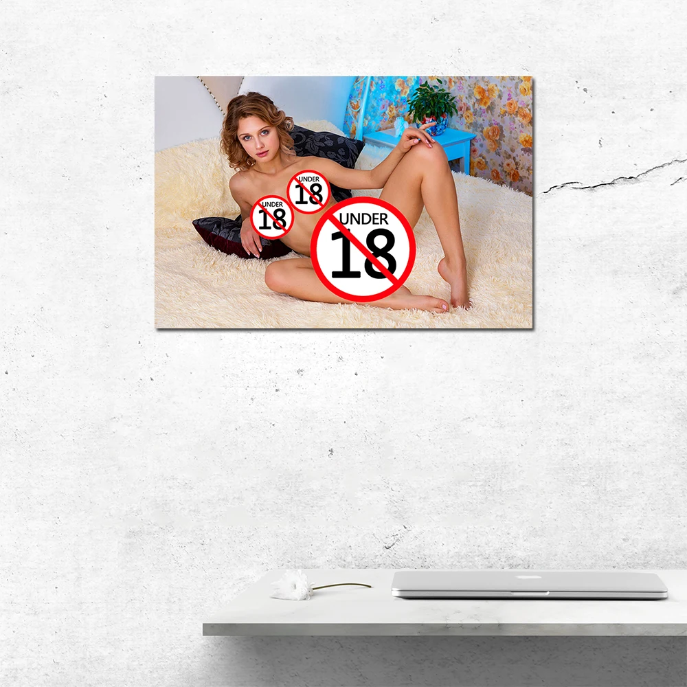 Beauty Wallpaper Prints Naked Girl Sexy Model Erotic Nude Picture Posters Canvas Wall Art Paintings for Home Room Decor