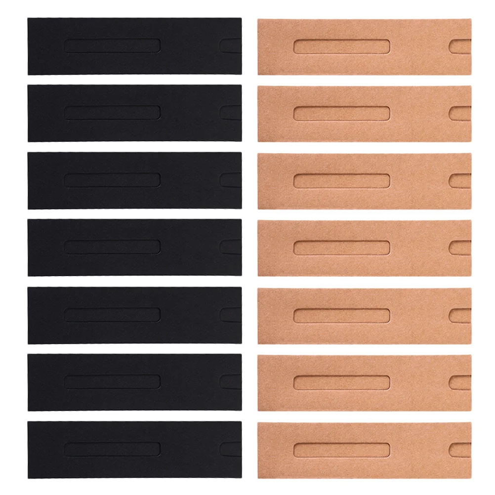 

Penpencil Sleeve Case Pouch Holder Single Gift Kraft Boxes Empty Paper Storage Blackpackaging Sleeves Tube Wrapping Box Marker