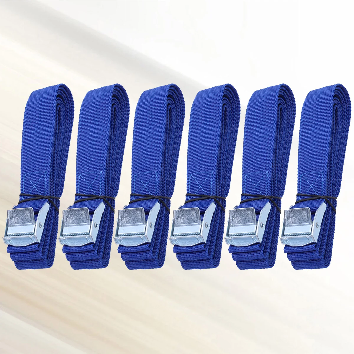 

6PCS Polyester Quick Release Lashing with Buckle Tying Straps for Cargo Tie Down Car Roof Rack Luggage Kayak Carrier Motorcycle