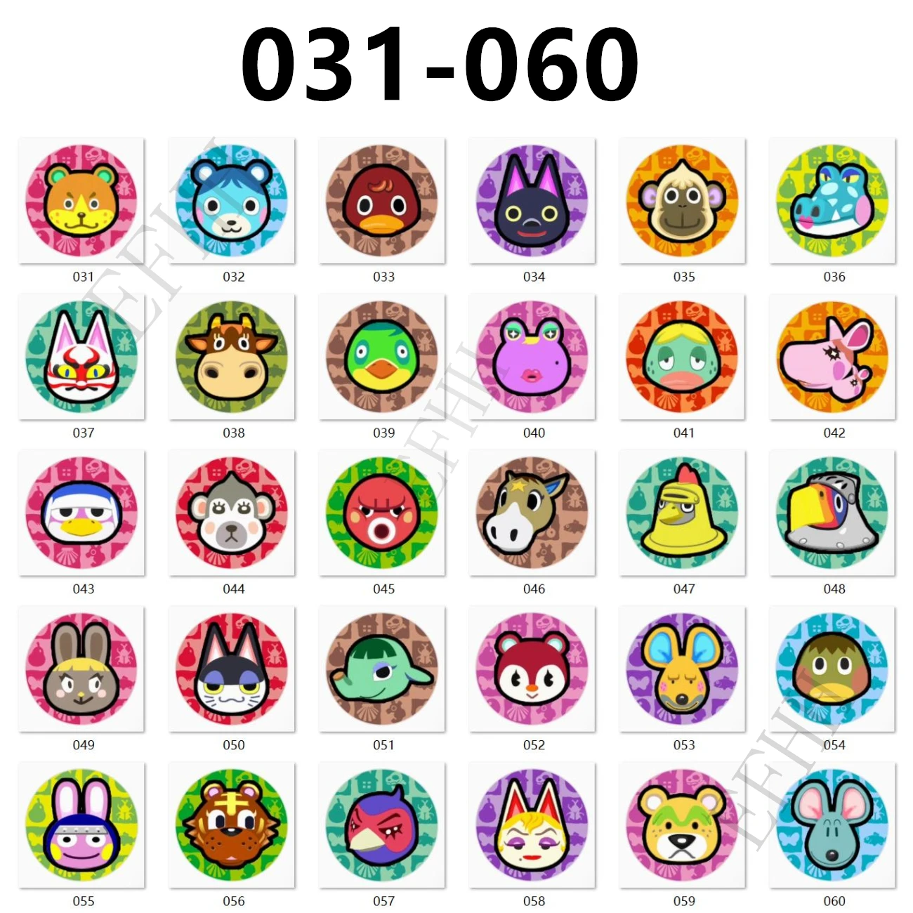 

Набор карт Animal Crossing: New Horizons EFHH ACNH