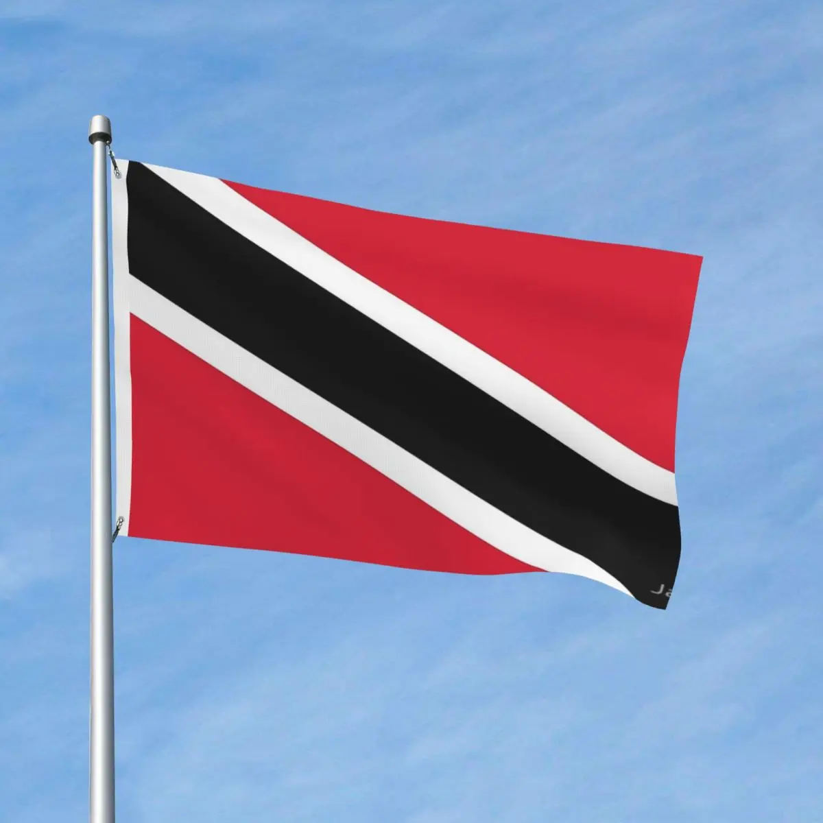 

Флаг Тринидада и Тобаго декор с флагами винтажный с металлическими Люверсами яркие цвета драпировка