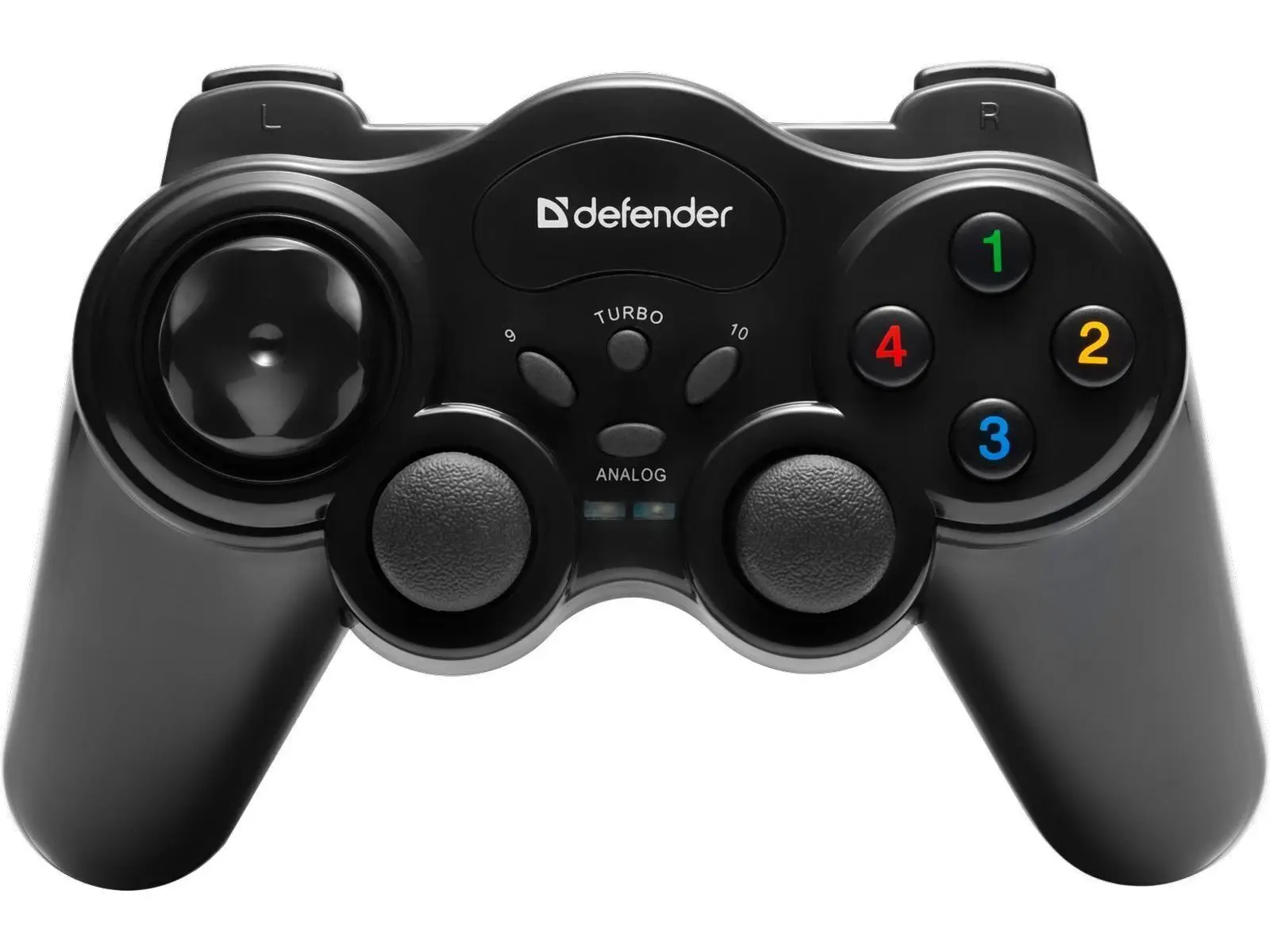 

Беспроводной геймпад (джойстик) Defender Game Master Wireless USB, радио, 12 кнопок, 2 стика