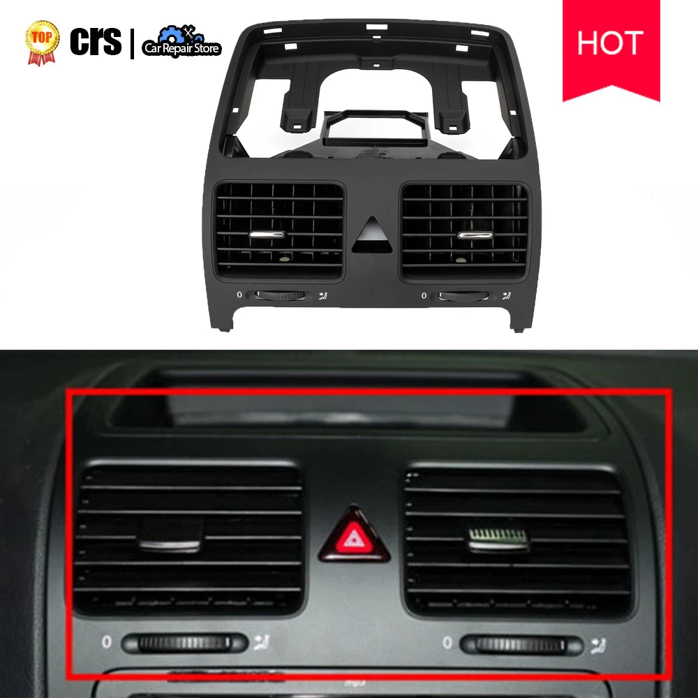 

OEM 1K0819728J 1KD 819 728 1QB Dashboard Air Vent Front Dash A/C Heater Vent Outlet for VW Volkswagen Jetta MK5 Golf GTI Rabbit