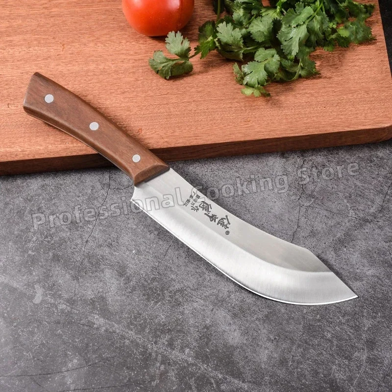 Нож мясника с кованой обвалкой тесак из нержавеющей стали свинья говядина овец