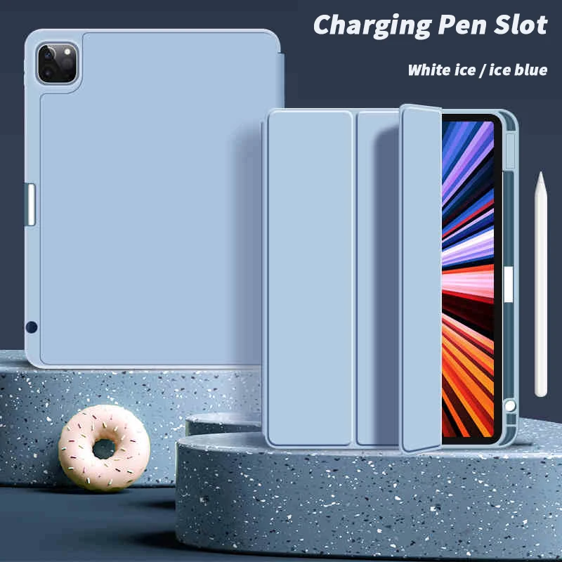 

Чехол ZOYU для iPad Pro 11 дюймов 2/3 поколения с держателем для карандаша, чехол для iPad Mini 6 8,3 Air 4/5 10,9 2020 2022 с автоматическим пробуждением/переключен...