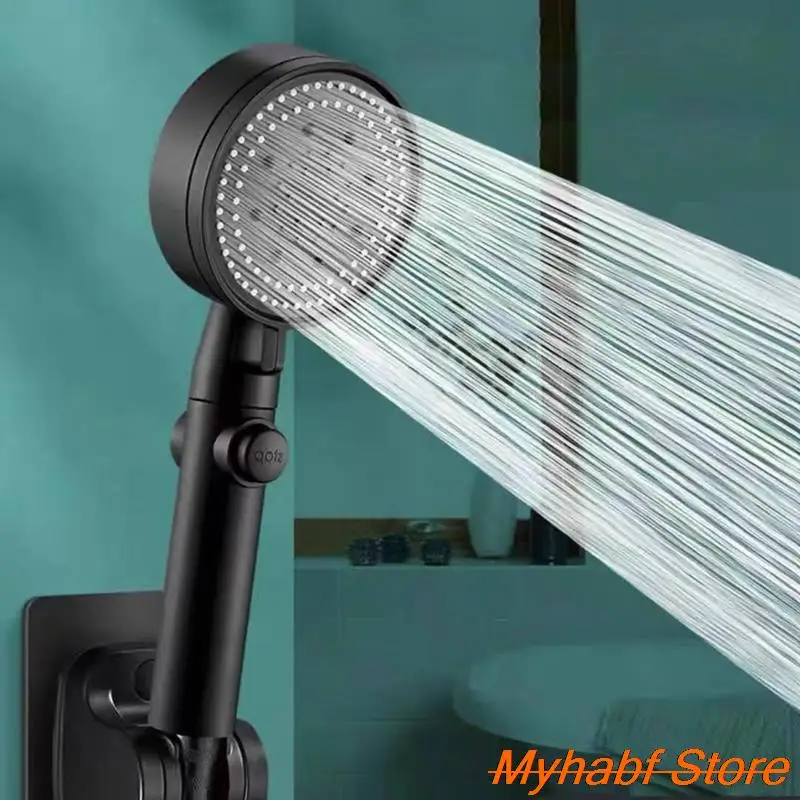 

Universal Shower Head Bathroom Accessories High Pressure Water Saving Shower Head ABS Handheld Adjustable Water Shower Sprayer